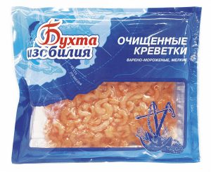 Креветки очищенные (коктейльные) в/м 200/300 glz 7% 200 гр